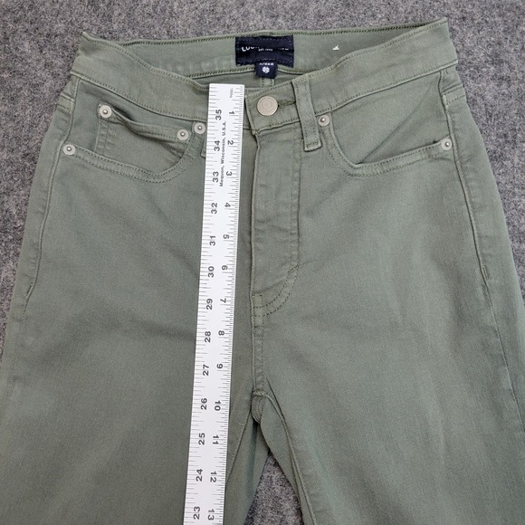Lucky Brand Jeans Womens 2/26R Green Stretch  Y2K Western Heritage City Slim - Picture 9 of 13